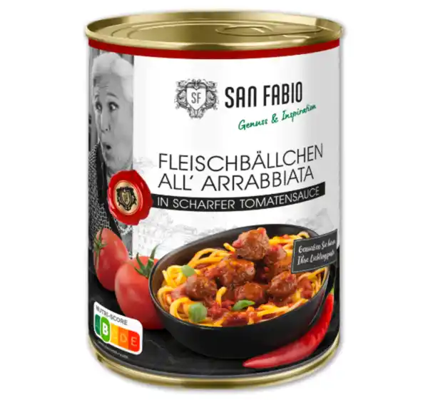Bild 1 von SAN FABIO Fleischbällchen in Sauce*