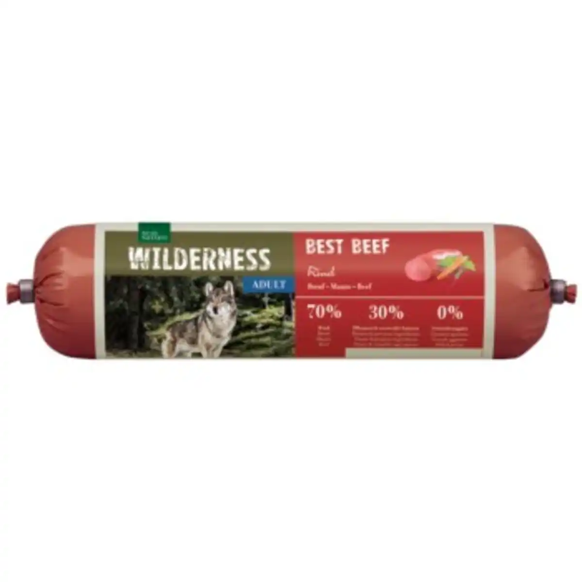 Bild 1 von REAL NATURE WILDERNESS Wurst Adult Best Beef, Rind mit Amaranth und Karotte 800 g
