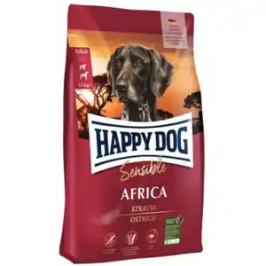 HAPPY DOG Sensible Trockenfutter Hund Adult, Africa 1 kg