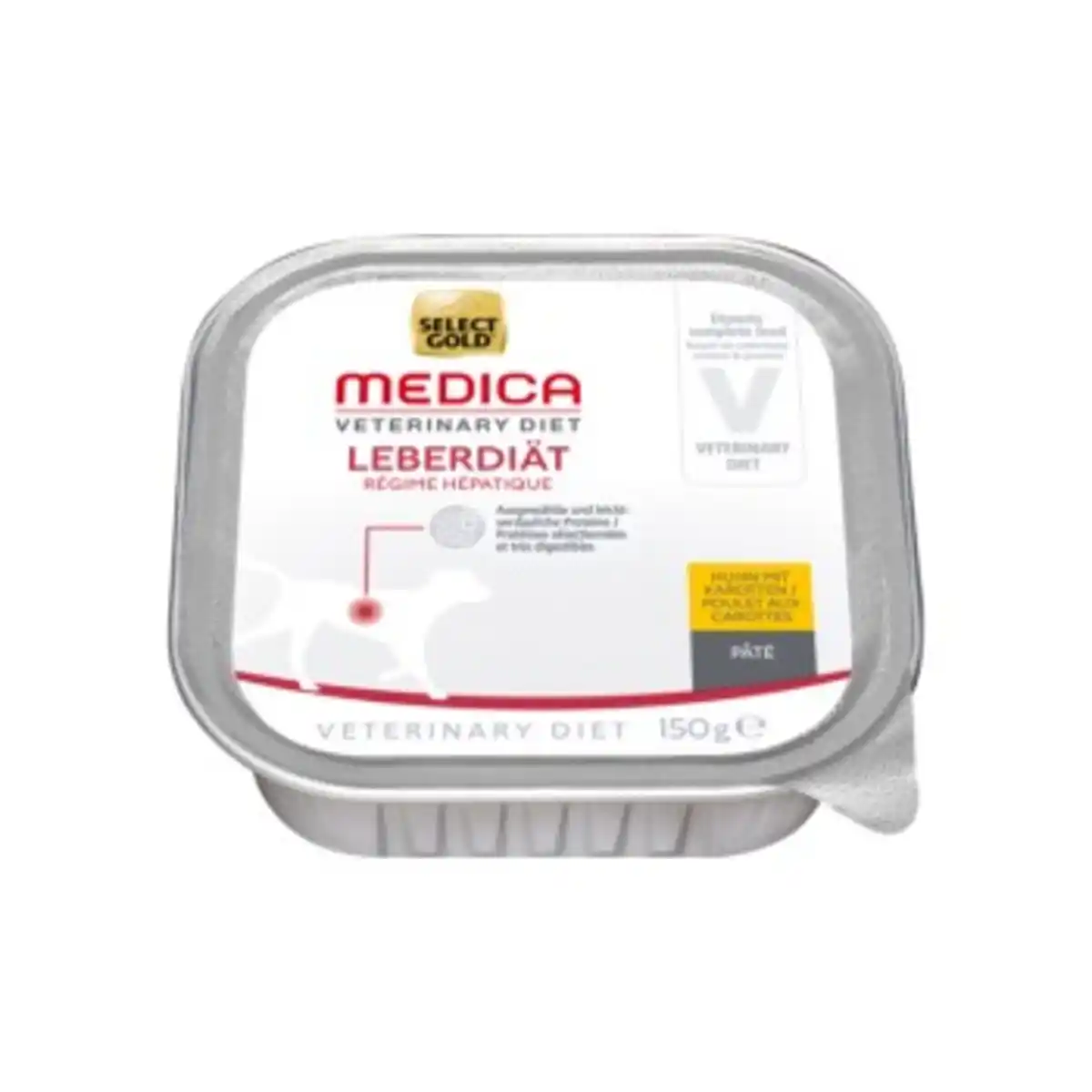 Bild 1 von SELECT GOLD Medica Nassfutter Hund Adult Leberdiät 10x150 g