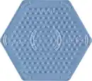 Bild 1 von Hama Bügelperlen midi5+ Stiftplatte Sechseck klein, transparent, 1 Stk