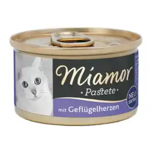 Miamor Pastete Geflügelherzen 12x85 g