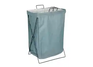 Wäschekorb mit klappbarem Metallständer