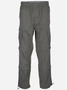 Herren Doppelzipper Hose im Cargostyle Grau