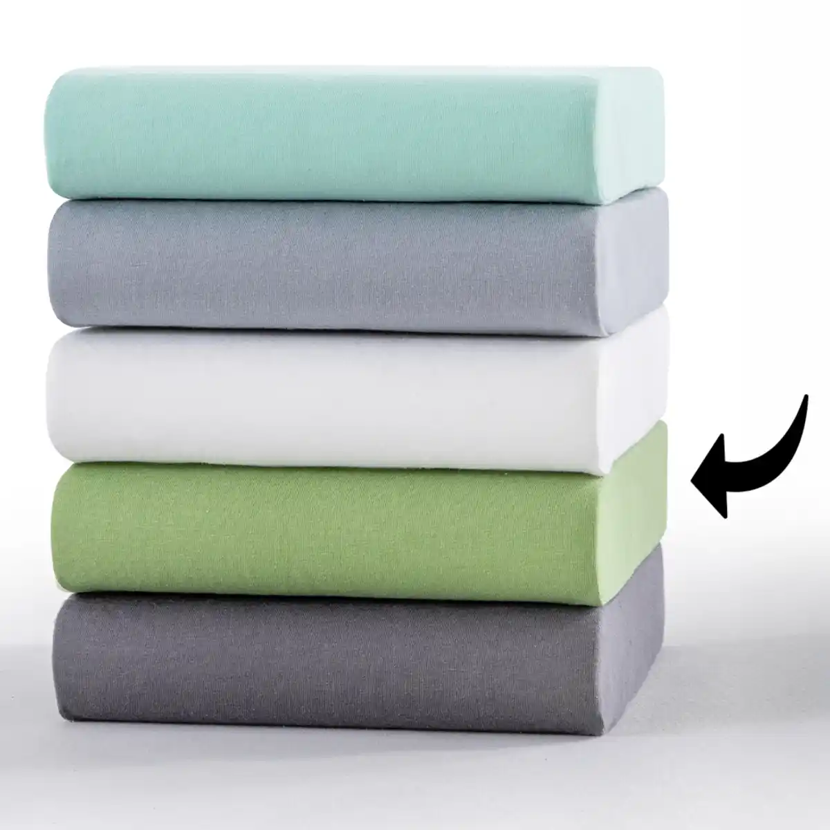 Bild 1 von Premium-Jersey-Spannbetttuch - ca. 90-100 x 200cm