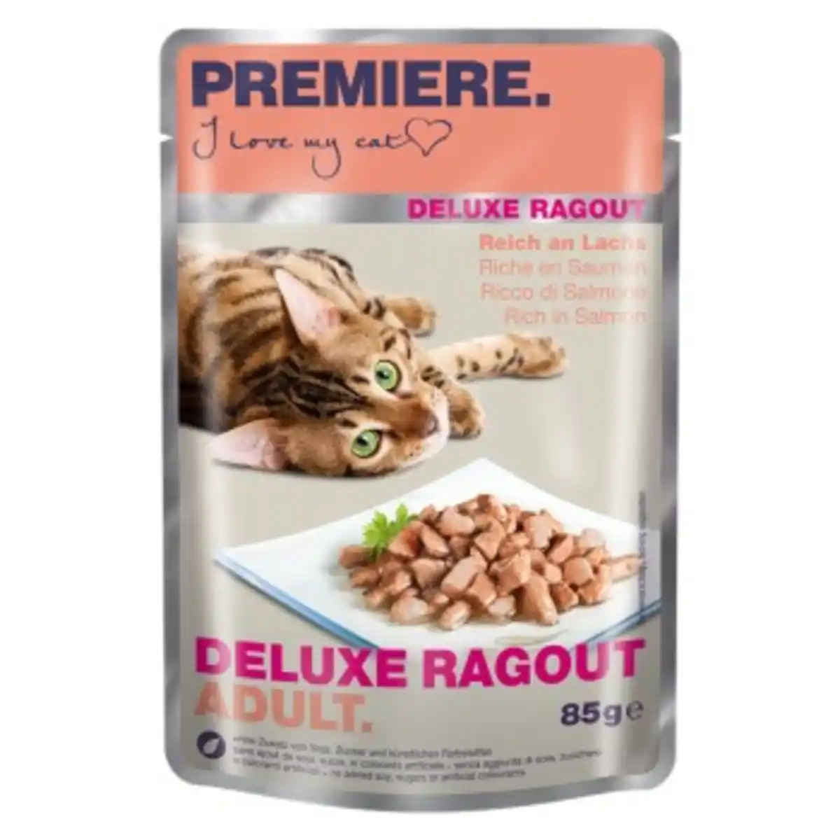 Bild 1 von PREMIERE Deluxe Ragout Adult Reich an Lachs 22x85 g