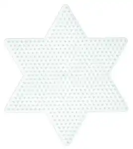 Hama Bügelperlen midi5+ Stiftplatte großer Stern, 1 Stk