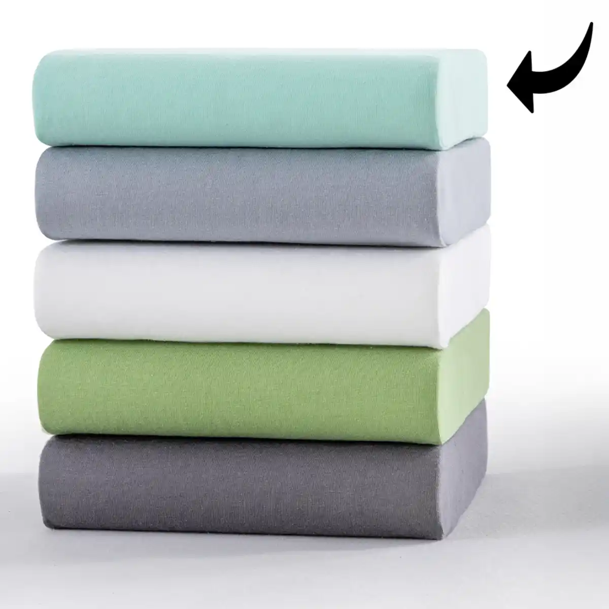 Bild 3 von Premium-Jersey-Spannbetttuch - ca. 90-100 x 200cm