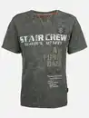 Bild 1 von Herren Henleyshirt mit Print Oliv