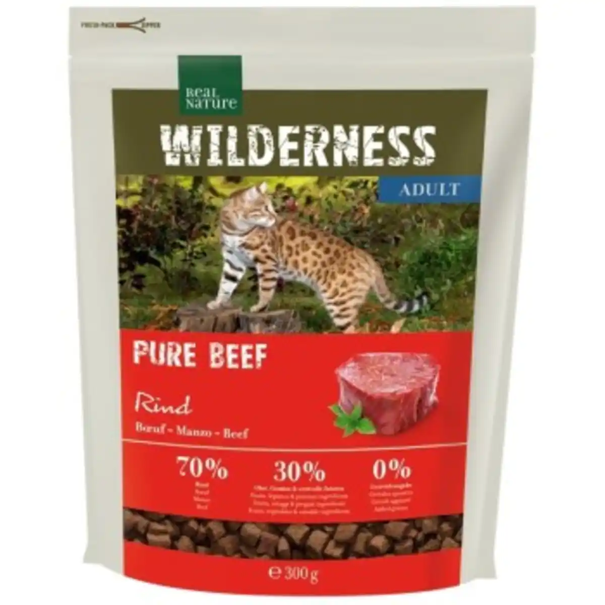 Bild 1 von REAL NATURE WILDERNESS Pure Beef Adult 300 g