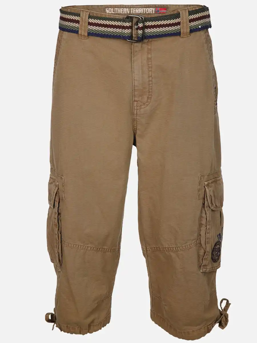 Bild 1 von Herren Cargobermuda mit Gürtel Beige