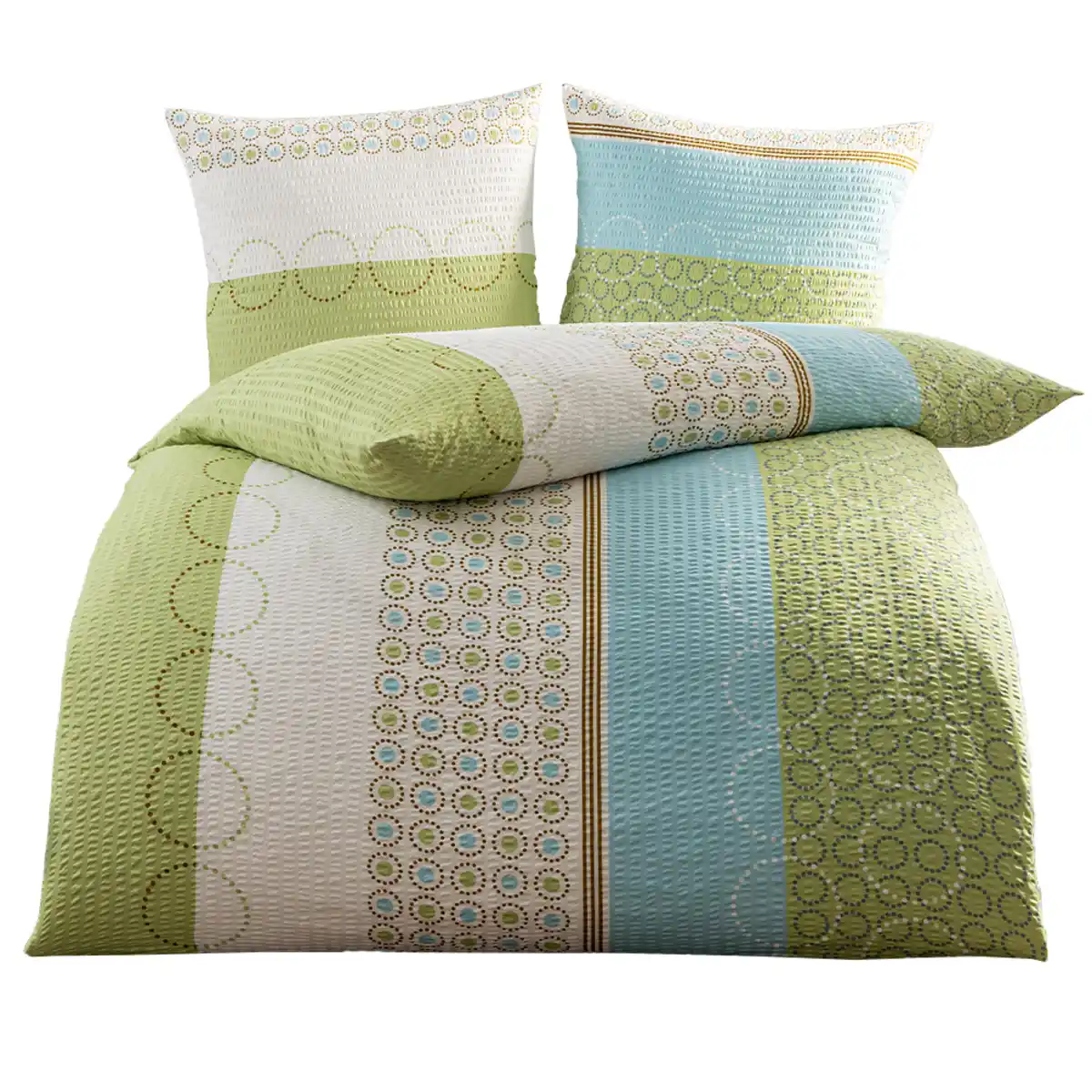 Bild 3 von Mikrofaser-Seersucker-Bettwäsche, ca. 155 x 220 cm oder ca. 200 x 200 cm