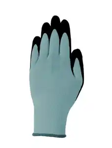 Gartenhandschuhe - 5er-Pack, Hellgrau/Schwarz, Gr. L