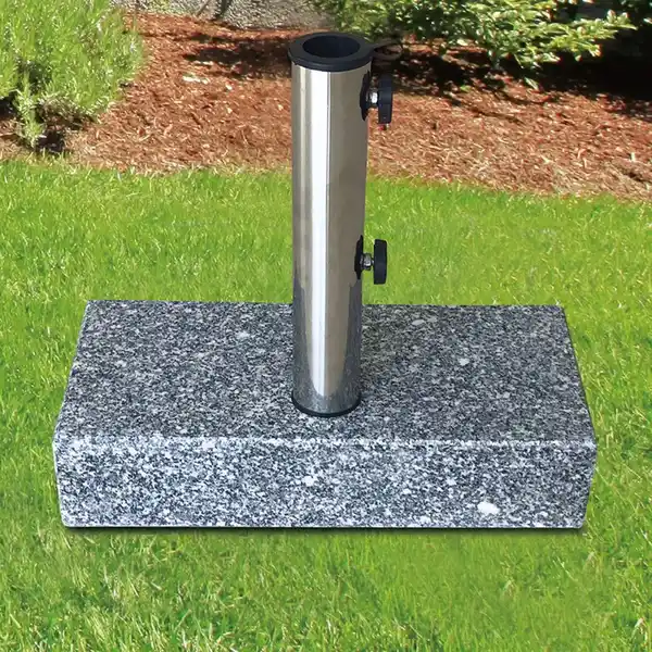 Bild 1 von Granit-Balkonschirmständer 25kg Grau