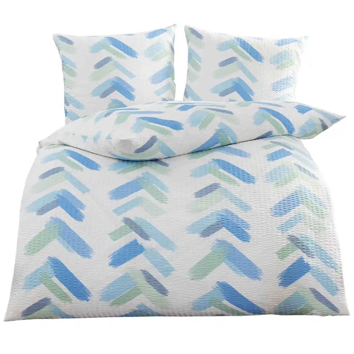 Bild 3 von Mikrofaser-Seersucker-Bettwäsche, ca. 135 x 200 cm