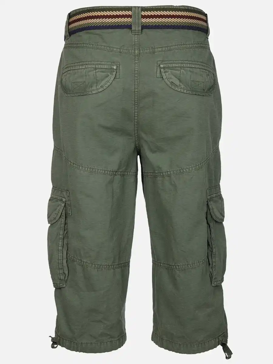 Bild 2 von Herren Cargobermuda mit Gürtel Oliv