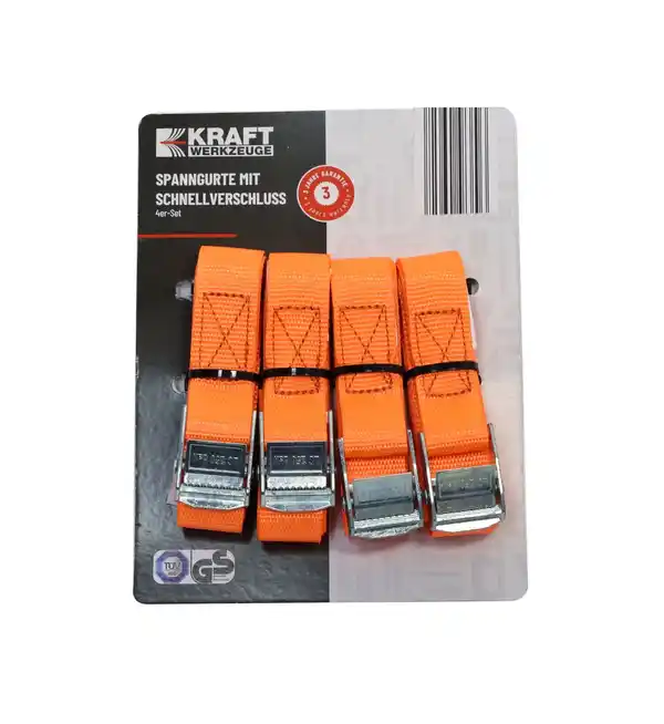 Bild 2 von Spanngurte mit Schnellverschluss - 4er-Set