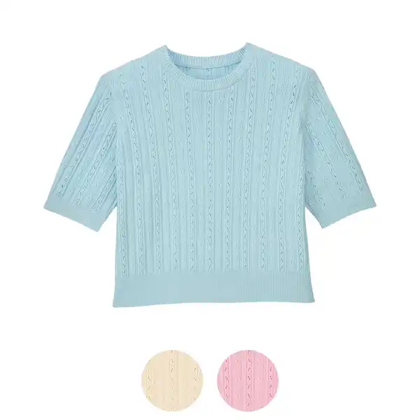 Bild 1 von UP2FASHION WOMEN Damen Strickpullover kurzarm