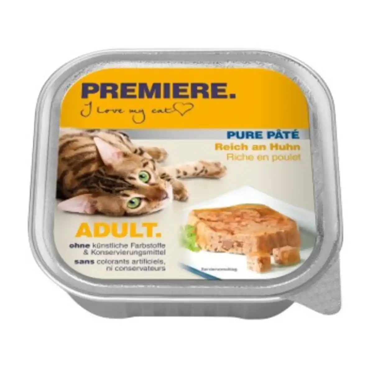 Bild 1 von PREMIERE Pur Paté Adult Huhn 16x100 g