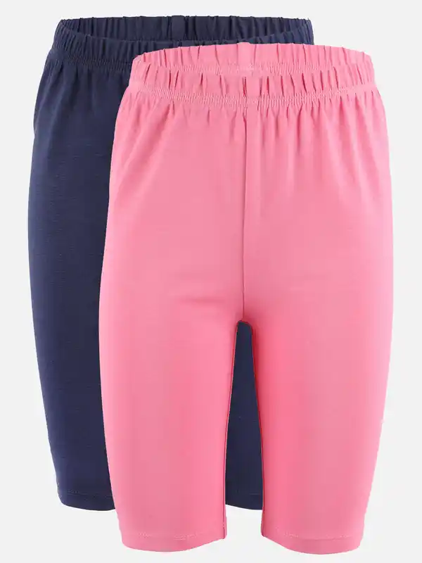 Bild 1 von Mädchen Radler Leggings im Doppelpack Marine