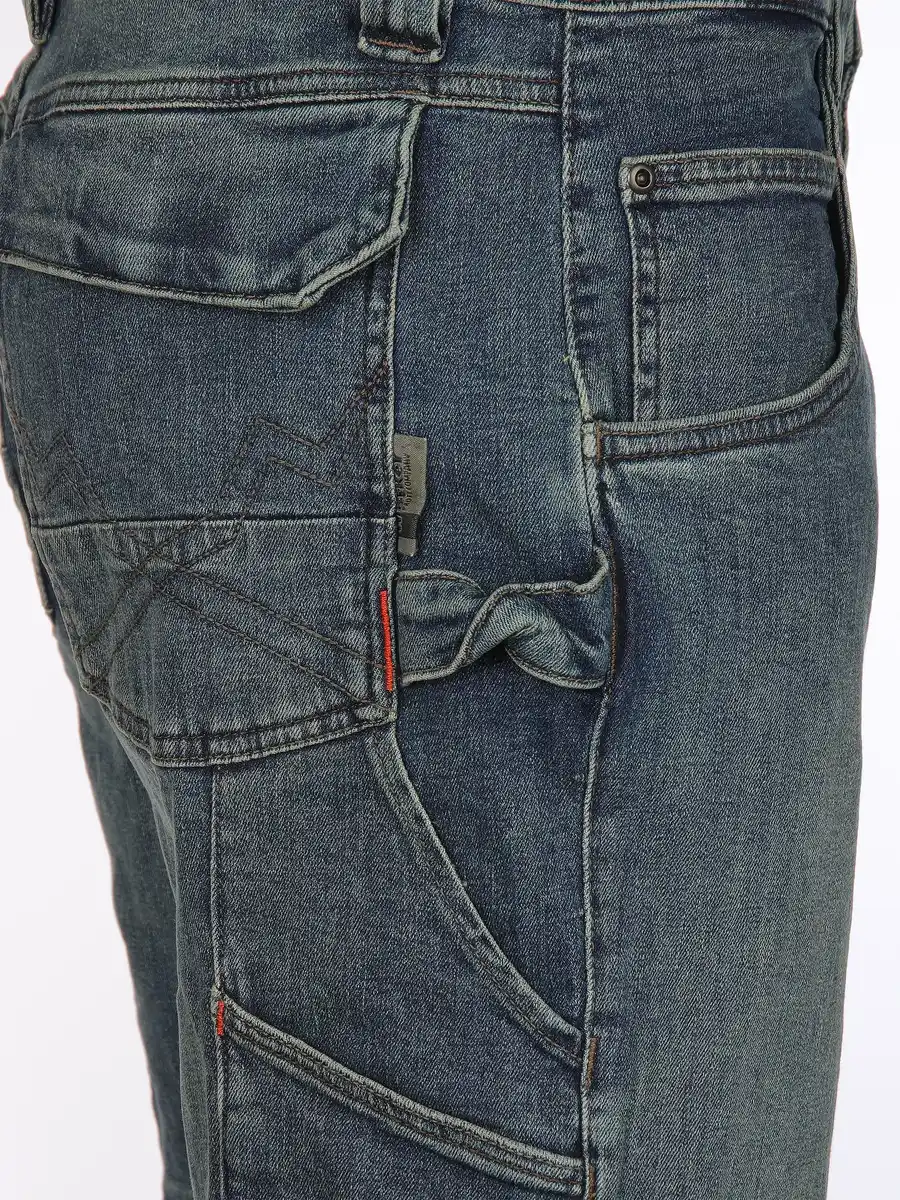 Bild 4 von Herren Arbeits-Jeansshort Blau