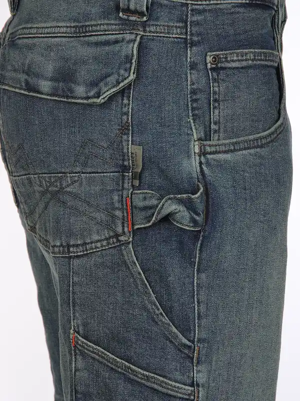 Bild 4 von Herren Arbeits-Jeansshort Blau