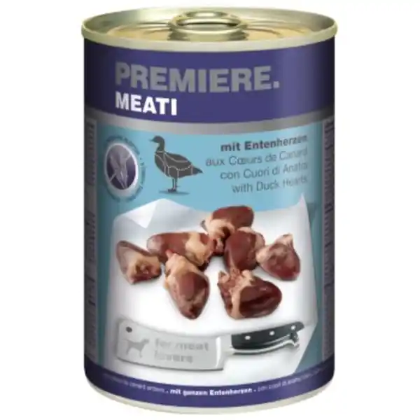 Bild 1 von PREMIERE Meati Entenherzen 6x400 g