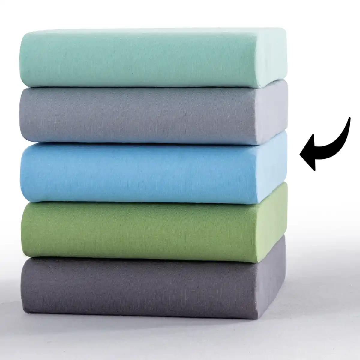 Bild 2 von Premium-Jersey-Spannbetttuch - ca. 90-100 x 200cm