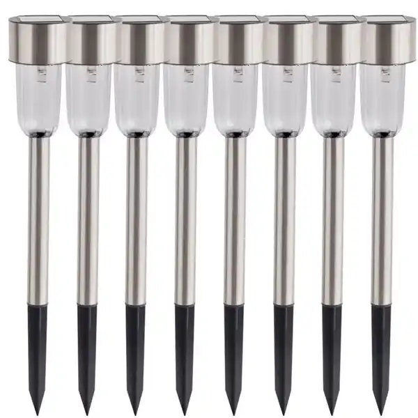 Bild 1 von Solar-Gartenleuchten 8er-Set 8-teiliges-Set Solar-Leuchten ideal zur Beleuchtung von Eingangsbereichen