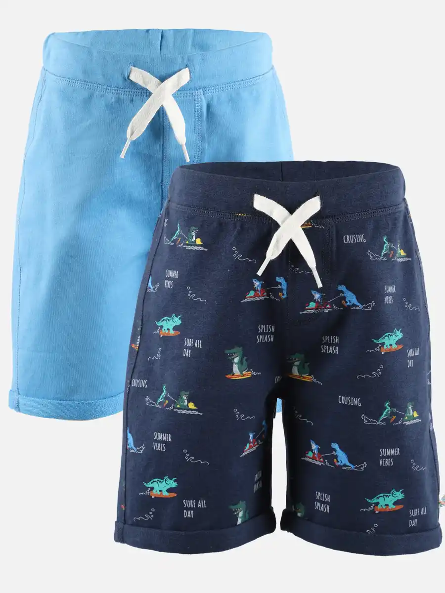Bild 1 von Jungen Bermuda im 2er Pack Blau