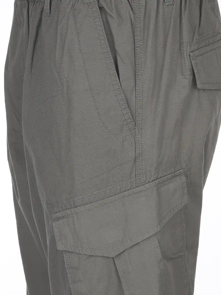 Bild 4 von Herren Doppelzipper Hose im Cargostyle Grau