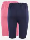 Bild 2 von Mädchen Radler Leggings im Doppelpack Marine