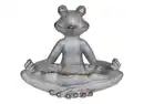 Bild 1 von Yoga-Frosch im Lotussitz mit Vogeltränke 48x39x26cm