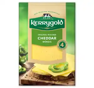 KERRYGOLD Cheddar Scheiben oder Reibekäse*