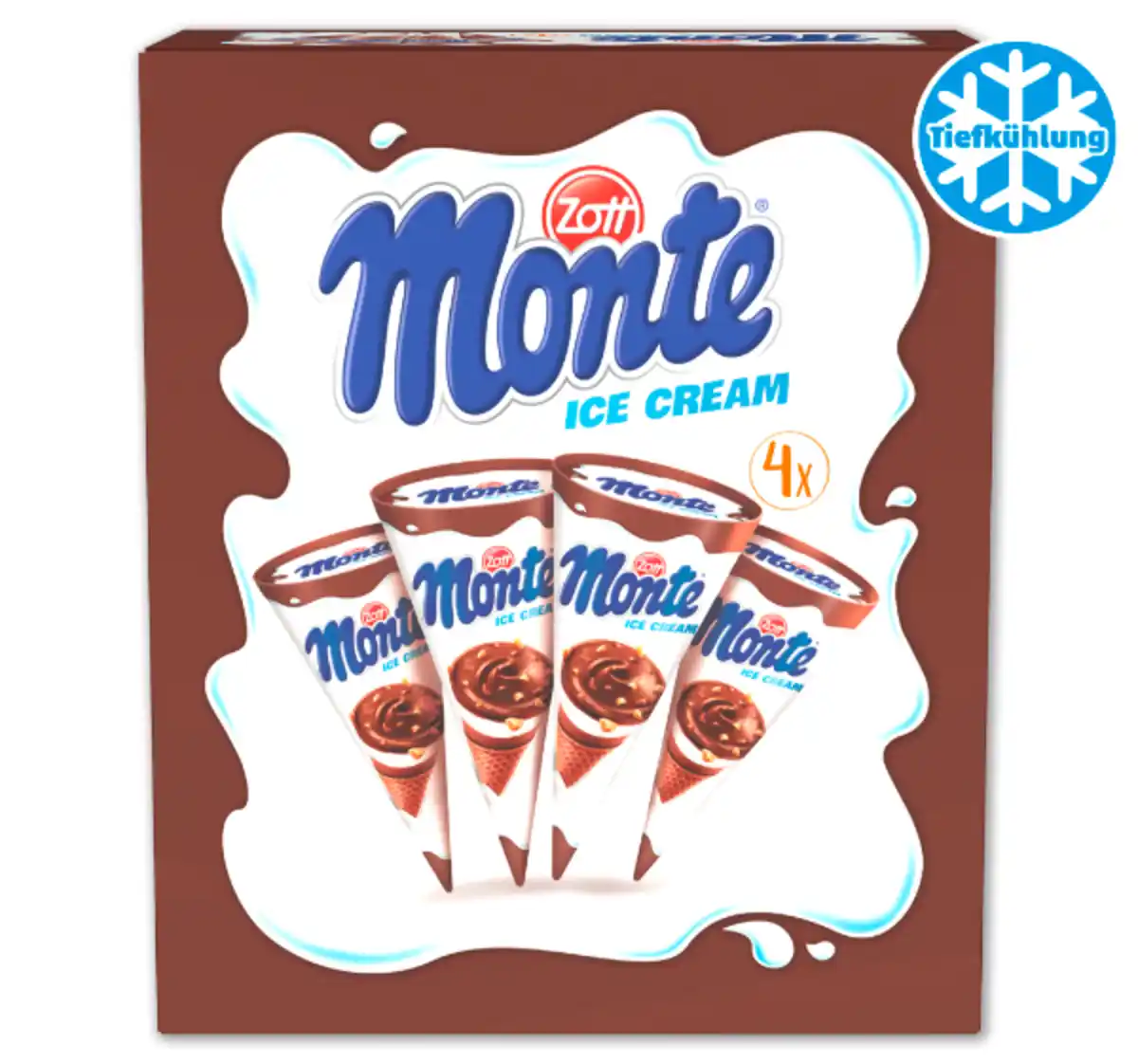 Bild 1 von ZOTT Monte Waffelhörnchen*