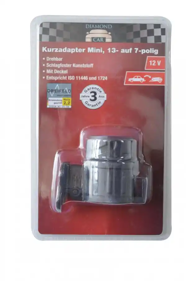 Bild 3 von Anhänger-Kurzadapter Mini 12V, 13- auf 7-polig