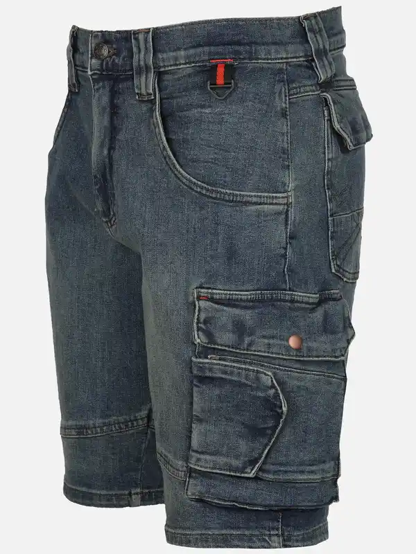 Bild 3 von Herren Arbeits-Jeansshort Blau