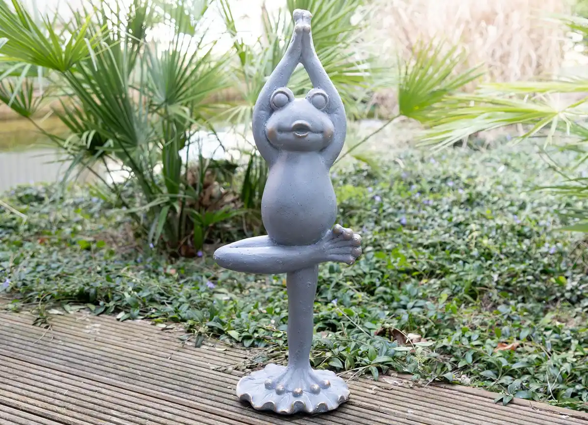 Bild 1 von Yoga-Frosch stehend 26x68x18cm