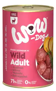 WOW Hundenassfutter Adult Wild, 400 g