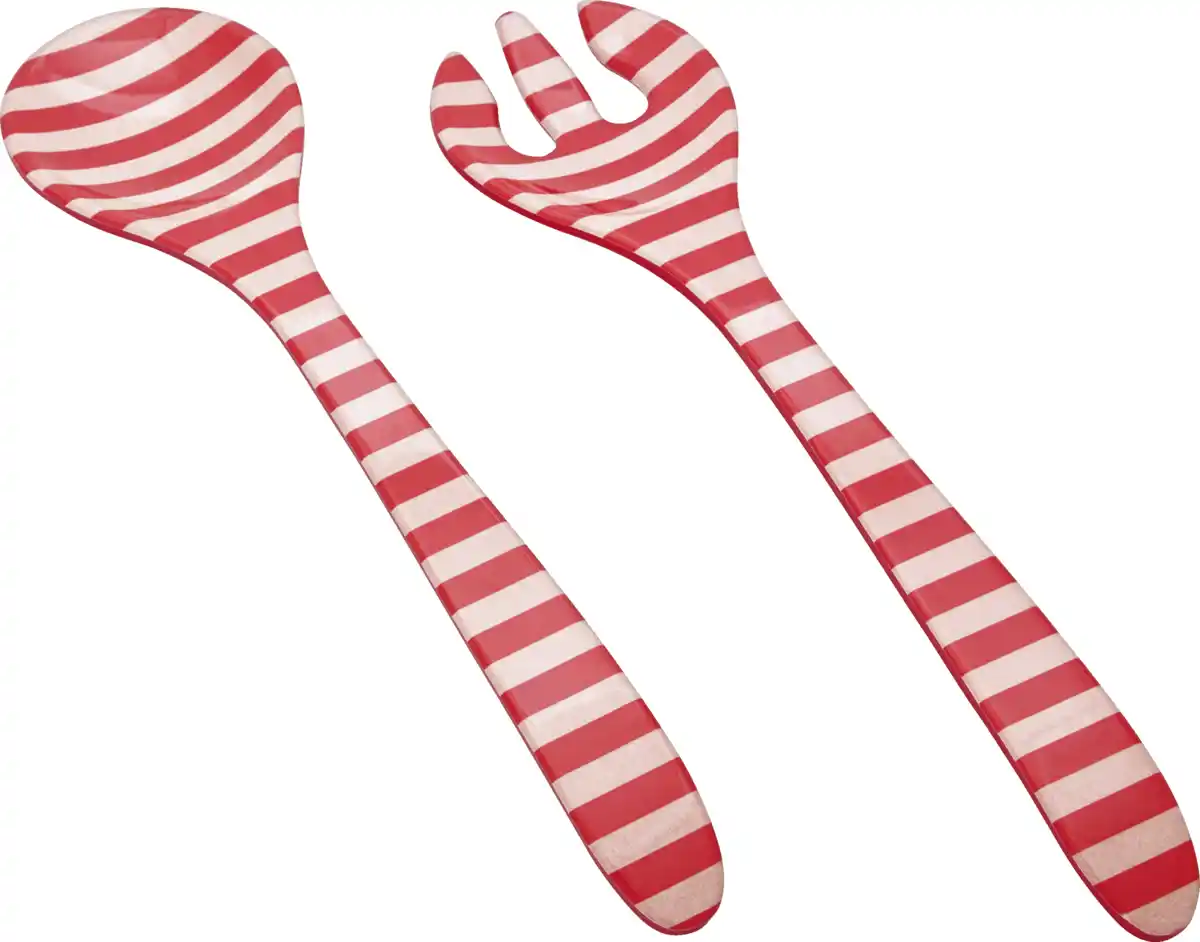 Bild 1 von IDEENWELT Salatbesteck rot