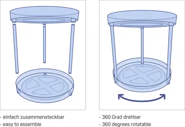Bild 3 von IDEENWELT Drehbarer Organizer