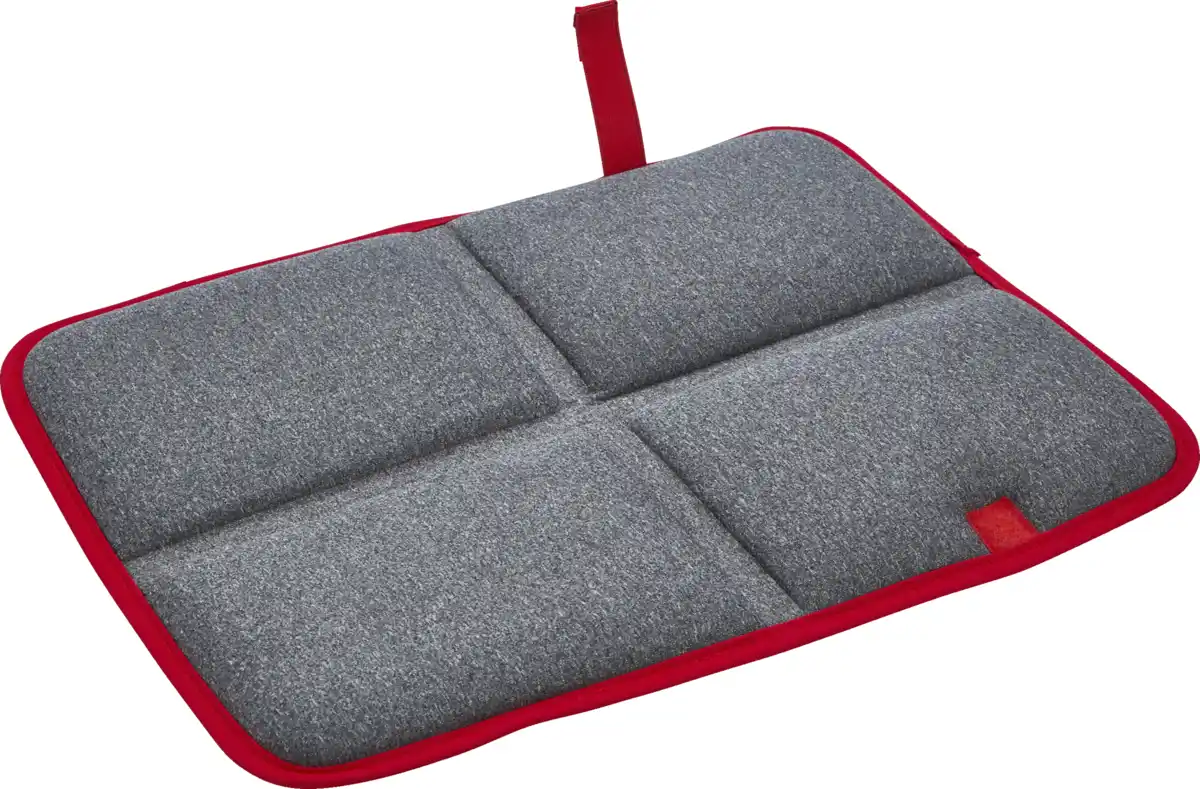 Bild 1 von IDEENWELT Faltbares Thermo-Sitzkissen grau-rot