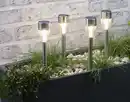 Bild 4 von IDEENWELT 4er Set Solar-Gartenleuchten