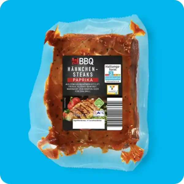 Bild 1 von BBQ Marinierte Hähnchenbruststeaks, versch. Sorten