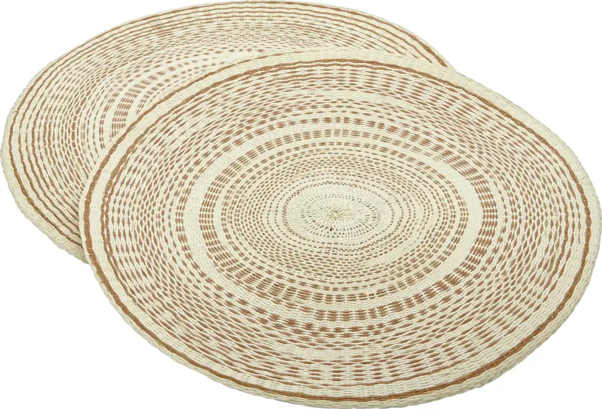 Bild 1 von IDEENWELT 2er Set Platzsets natur