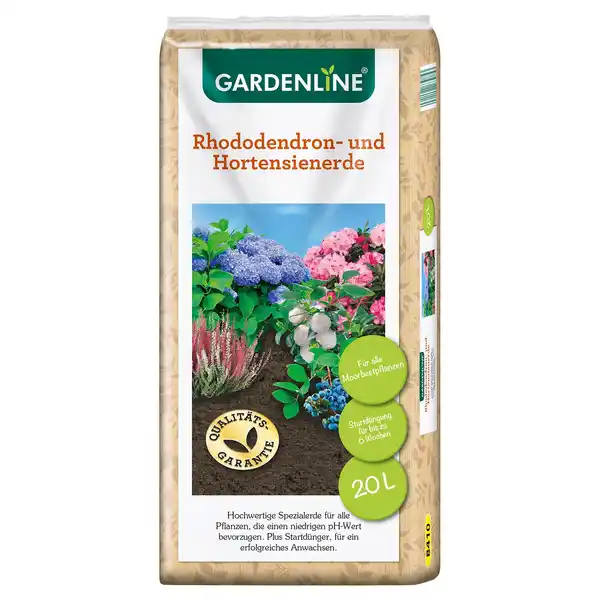 Bild 1 von GARDENLINE Rhododendron- und Hortensienerde 20 l
