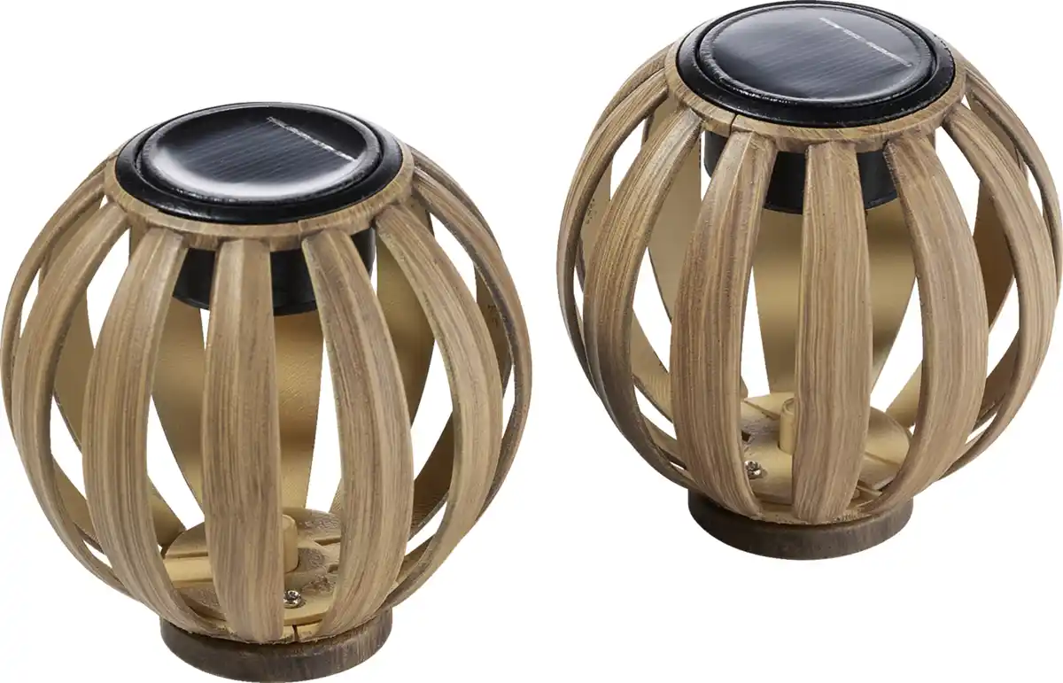 Bild 1 von IDEENWELT 2er Set Solar-Kugeln