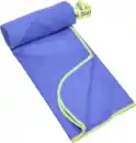 Bild 1 von IDEENWELT Mikrofaser-Handtuch 60 x 120 cm blau/lime