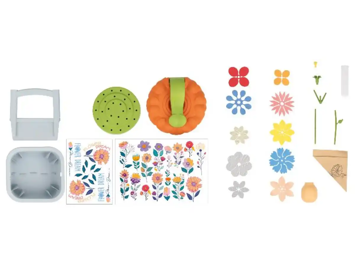 Bild 3 von Playtive Kreativset Steckblumen, 109-teilig