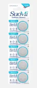 Tim Home Lithium Knopfzellen CR2032 5St. 220 mAh
